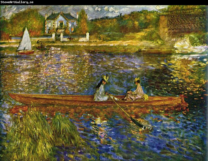 Pierre-Auguste Renoir The Skiff